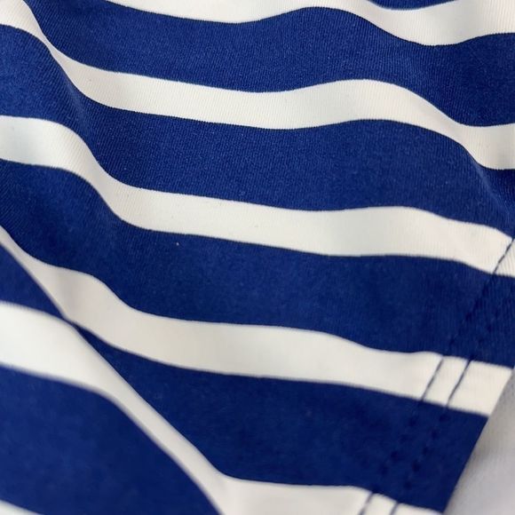 Navy Blue and White Stripe Bikini Bottom Size 14 - Picture 3 of 6